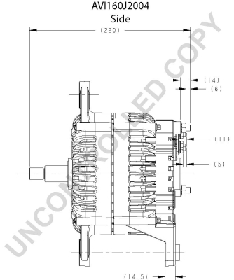 Prestolite Electric Alternator/Dynamo AVI160J2004