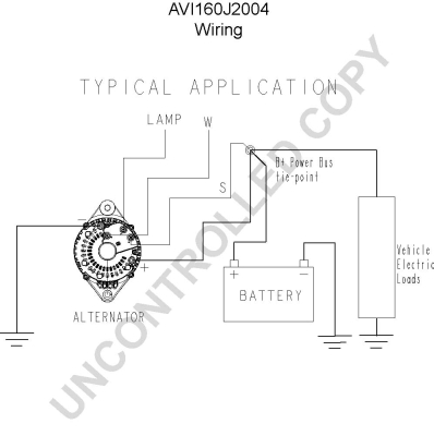 Prestolite Electric Alternator/Dynamo AVI160J2004