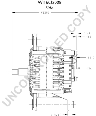 Prestolite Electric Alternator/Dynamo AVI160J2008