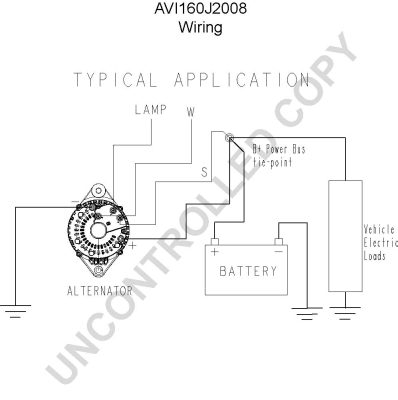 Prestolite Electric Alternator/Dynamo AVI160J2008