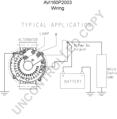 Prestolite Electric Alternator/Dynamo AVI160P2003