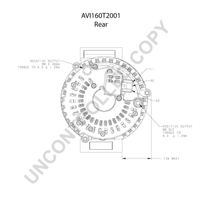 Prestolite Electric Alternator/Dynamo AVI160T2001