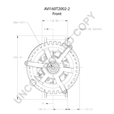 Prestolite Electric Alternator/Dynamo AVI160T2002-2