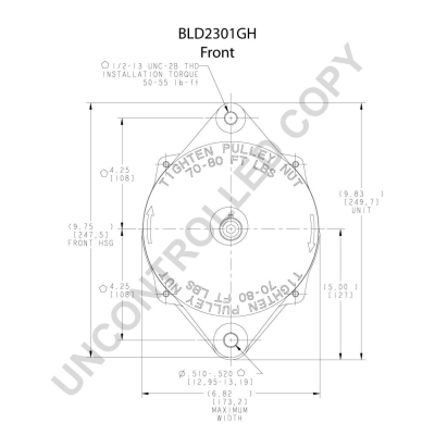 Prestolite Electric Alternator/Dynamo BLD2301GH