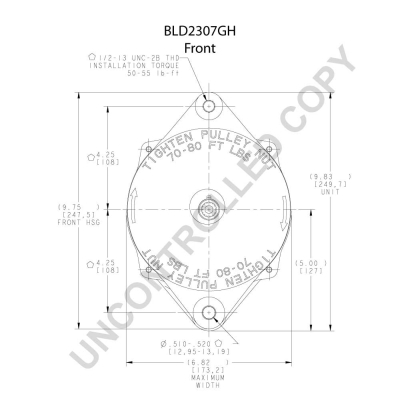 Prestolite Electric Alternator/Dynamo BLD2307GH