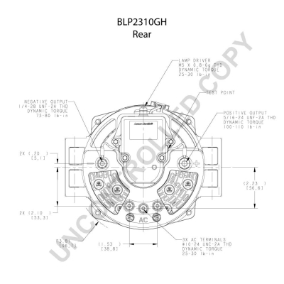 Prestolite Electric Alternator/Dynamo BLP2310GH