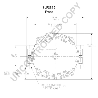 Prestolite Electric Alternator/Dynamo BLP3312