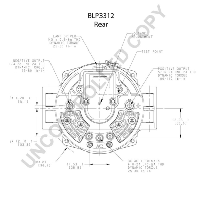 Prestolite Electric Alternator/Dynamo BLP3312