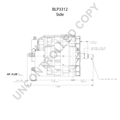 Prestolite Electric Alternator/Dynamo BLP3312