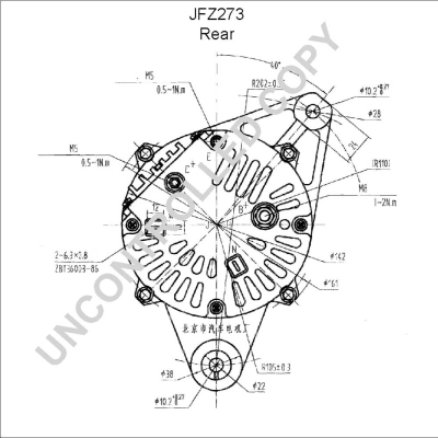 Prestolite Electric Alternator/Dynamo JFZ273