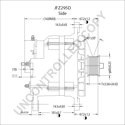 Prestolite Electric Alternator/Dynamo JFZ295D