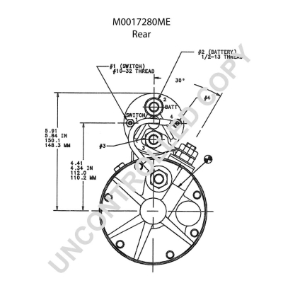 Prestolite Electric Starter M0017280ME