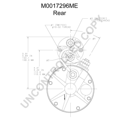 Prestolite Electric Starter M0017296ME