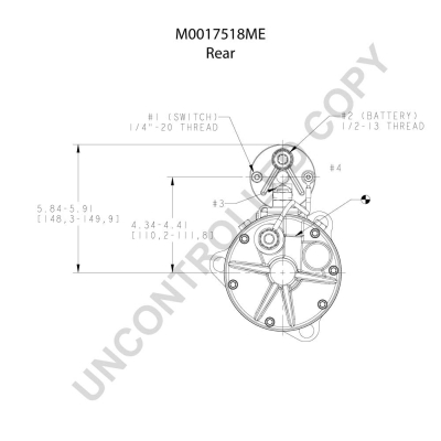 Prestolite Electric Starter M0017518ME