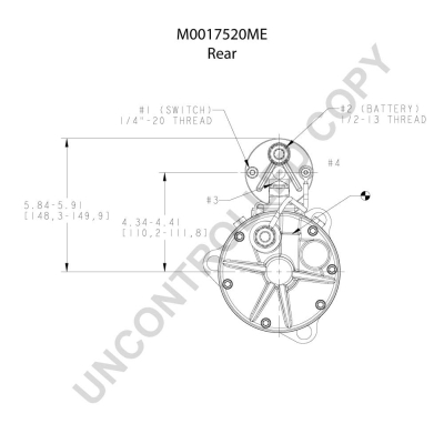 Prestolite Electric Starter M0017520ME