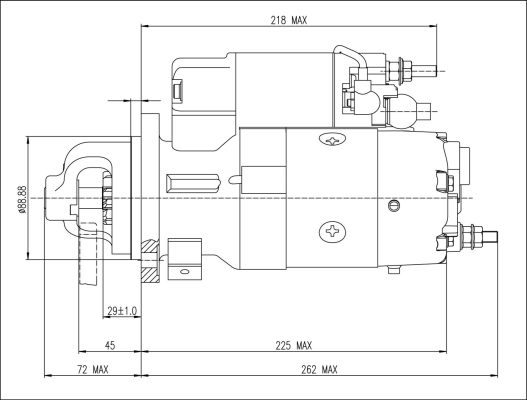Prestolite Electric Starter M100R2015SE
