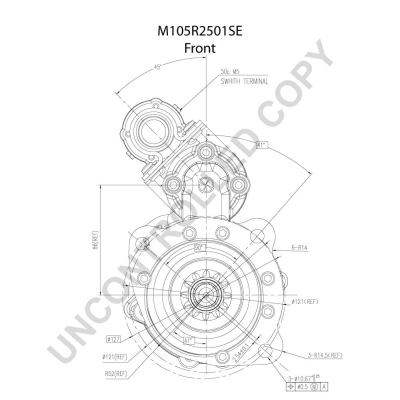 Prestolite Electric Starter M105R2501SE