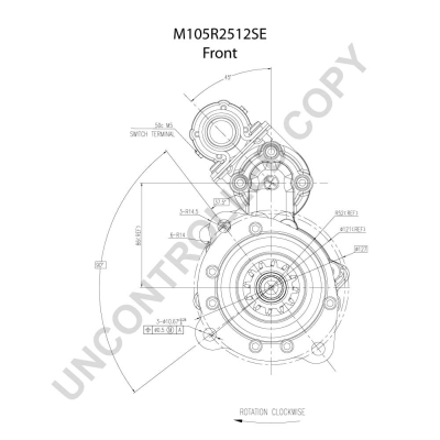 Prestolite Electric Starter M105R2512SE