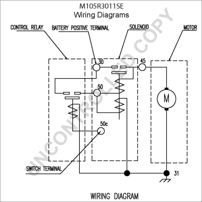 Prestolite Electric Starter M105R3011SE