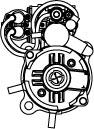 Prestolite Electric Starter M105R3015SE