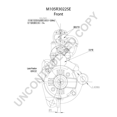 Prestolite Electric Starter M105R3022SE