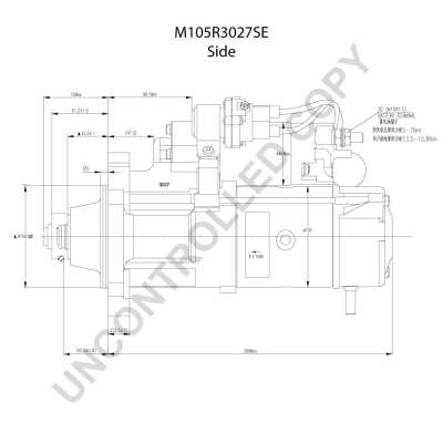 Prestolite Electric Starter M105R3027SE