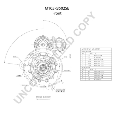 Prestolite Electric Starter M105R3502SE