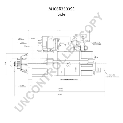 Prestolite Electric Starter M105R3503SE