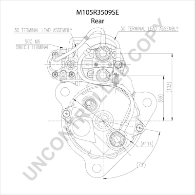 Prestolite Electric Starter M105R3509SE