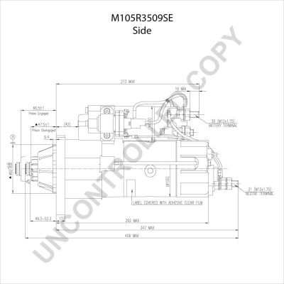 Prestolite Electric Starter M105R3509SE