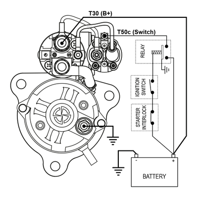 Prestolite Electric Starter M105R3515SE