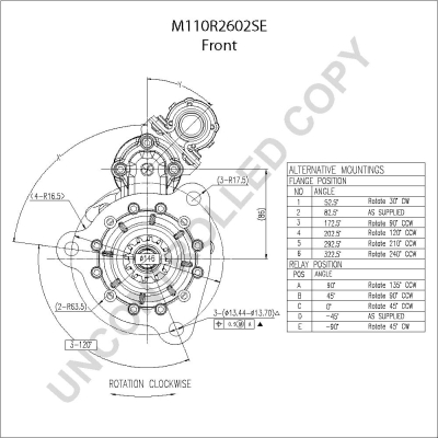 Prestolite Electric Starter M110R2602SE