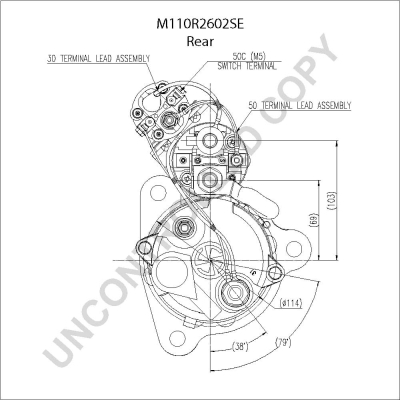 Prestolite Electric Starter M110R2602SE