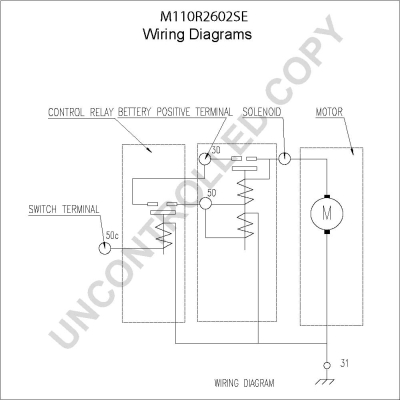 Prestolite Electric Starter M110R2602SE