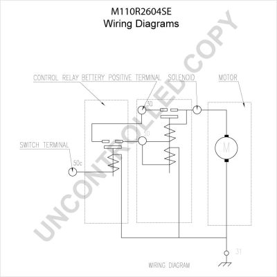 Prestolite Electric Starter M110R2604SE