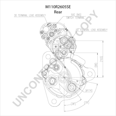 Prestolite Electric Starter M110R2605SE