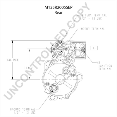 Prestolite Electric Starter M125R2005SEP