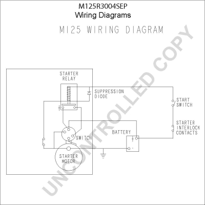 Prestolite Electric Starter M125R3004SEP