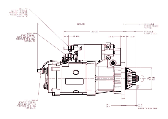 Prestolite Electric Starter M128R3837SE