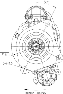 Prestolite Electric Starter M90R3538SE