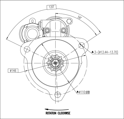 Prestolite Electric Starter M90R3543SE