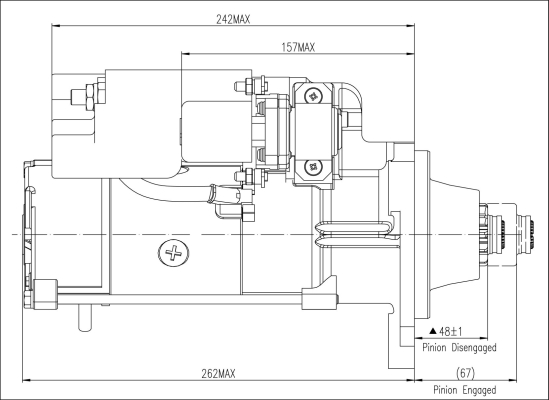 Prestolite Electric Starter M90R3543SE