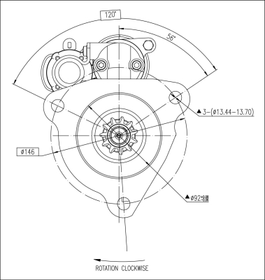 Prestolite Electric Starter M90R3545SE