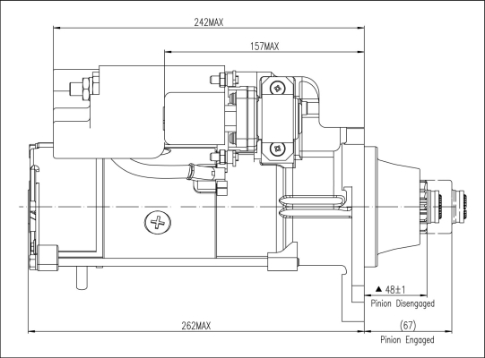 Prestolite Electric Starter M90R3545SE
