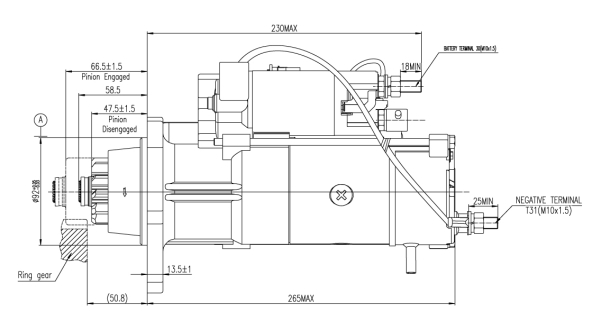 Prestolite Electric Starter M90R3547SE