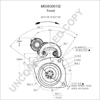 Prestolite Electric Starter M93R3001SE