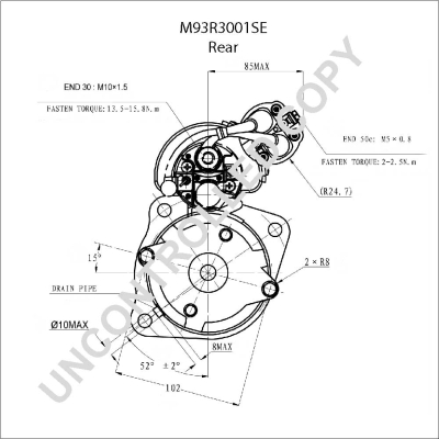 Prestolite Electric Starter M93R3001SE