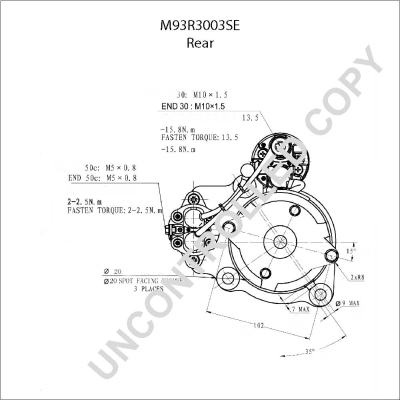 Prestolite Electric Starter M93R3003SE