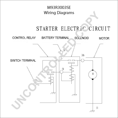 Prestolite Electric Starter M93R3003SE