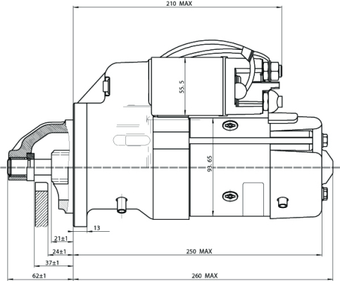 Prestolite Electric Starter M93R3007SE